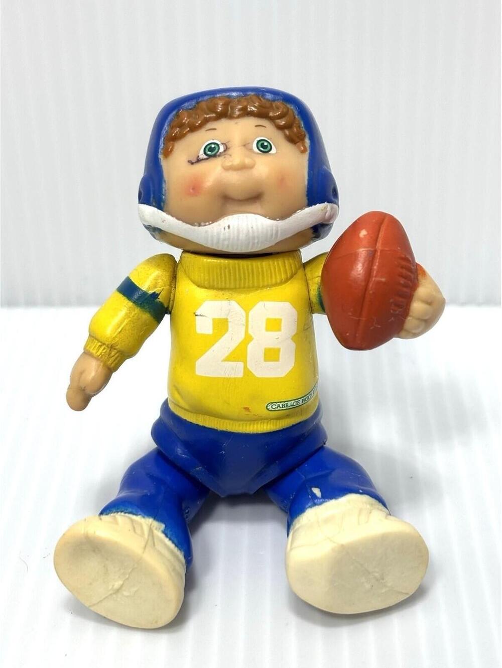 Cabbage Patch Kids 1984 Football Player PVC Figure Poseable #28 Vintage